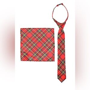 Wonder Nation Boys’ Tie and Pocket Square Set, 2-Piece